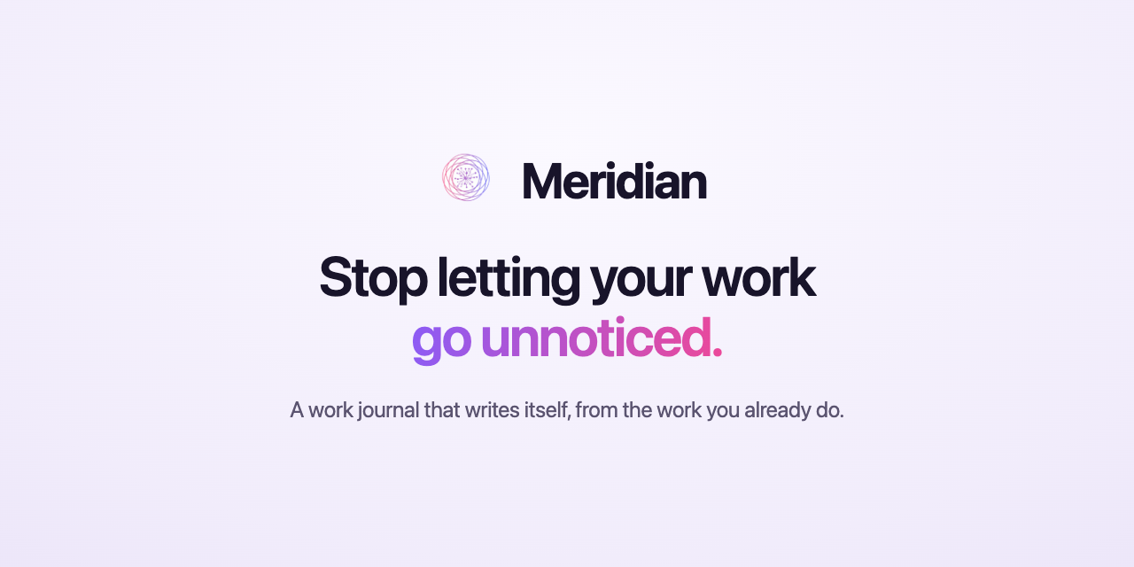 Meridian: открытый AI-журнал для разработчиков с поддержкой локального хранения