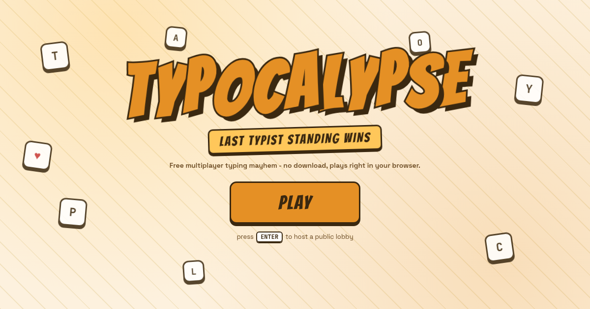 Typocalypse: игра, где нужно думать быстро или погибнуть