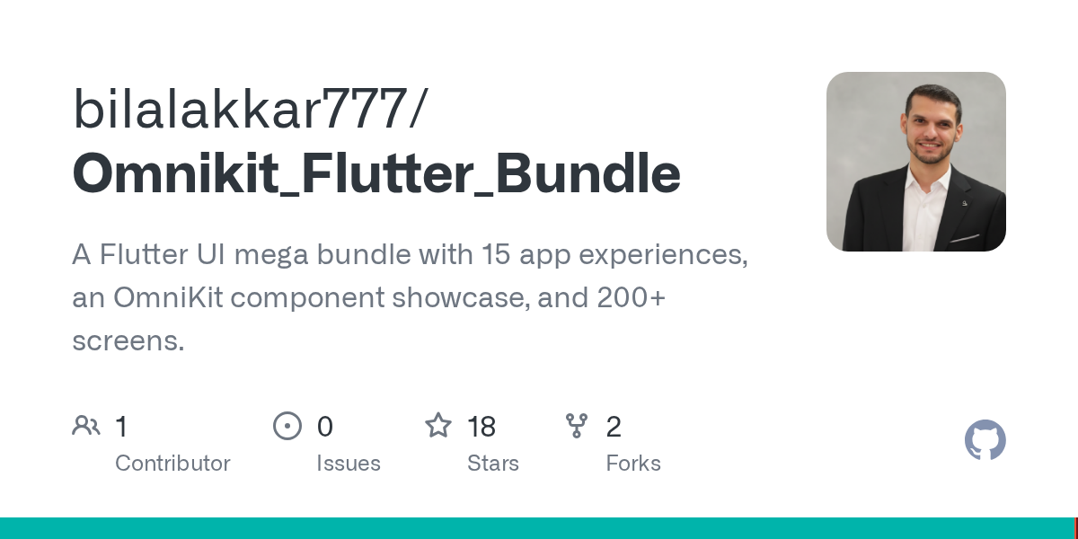 OmniKit Flutter Bundle: 44+ UI Kits в одном проекте