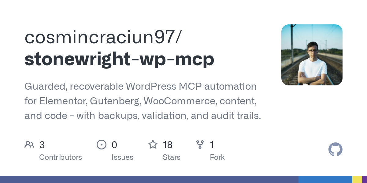 Stonewright: Open-source MCP для AI-агентов на WordPress