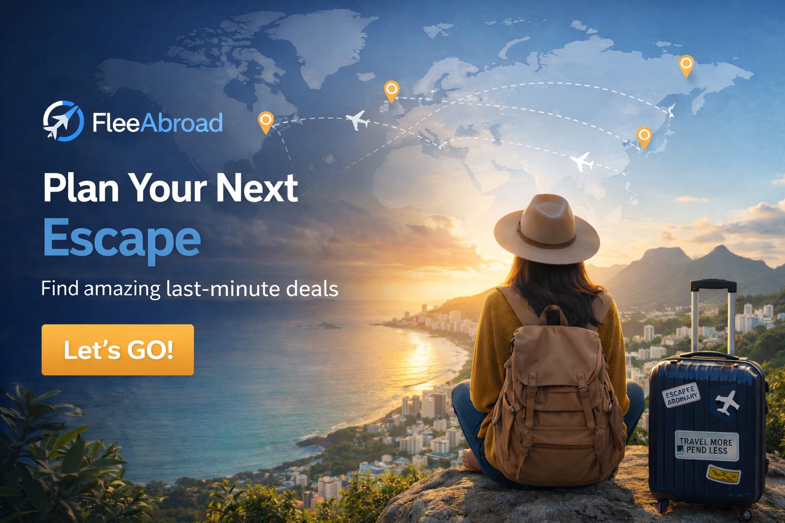 FleeAbroad: новый поисковик дешевых билетов на последние минуты