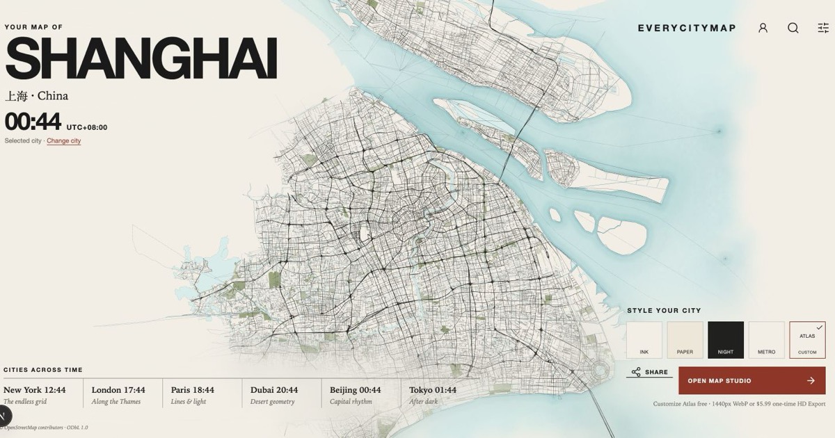 Как EveryCityMap стал личным атласом карт