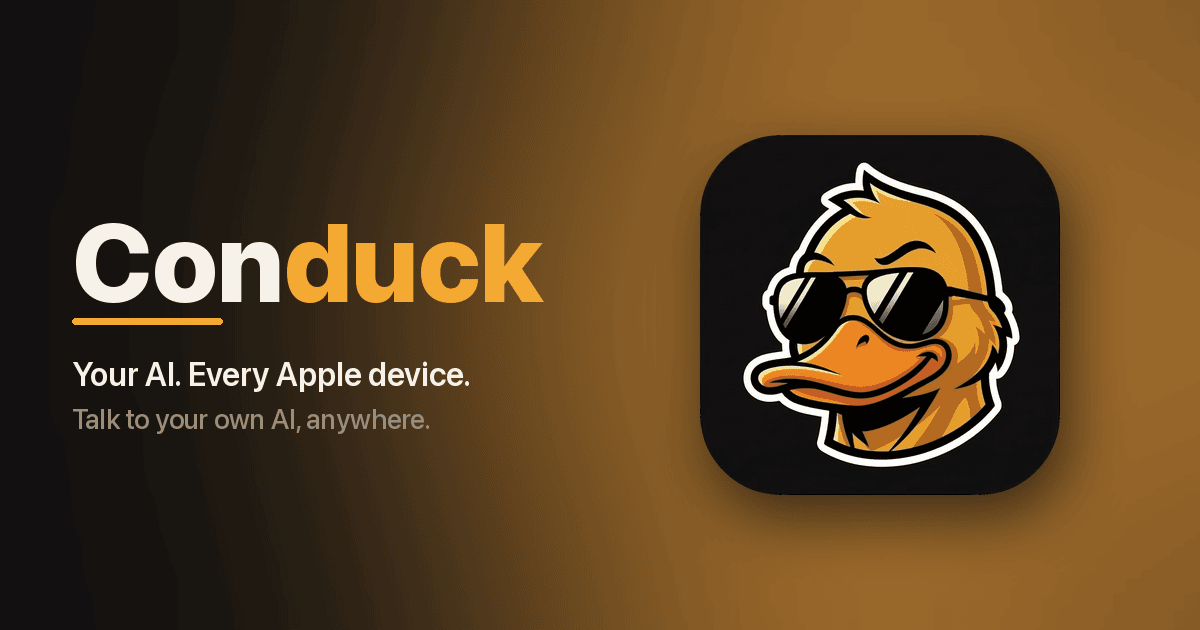 Разработка первого приложения Conduck для Apple: путь от идеи к реализации