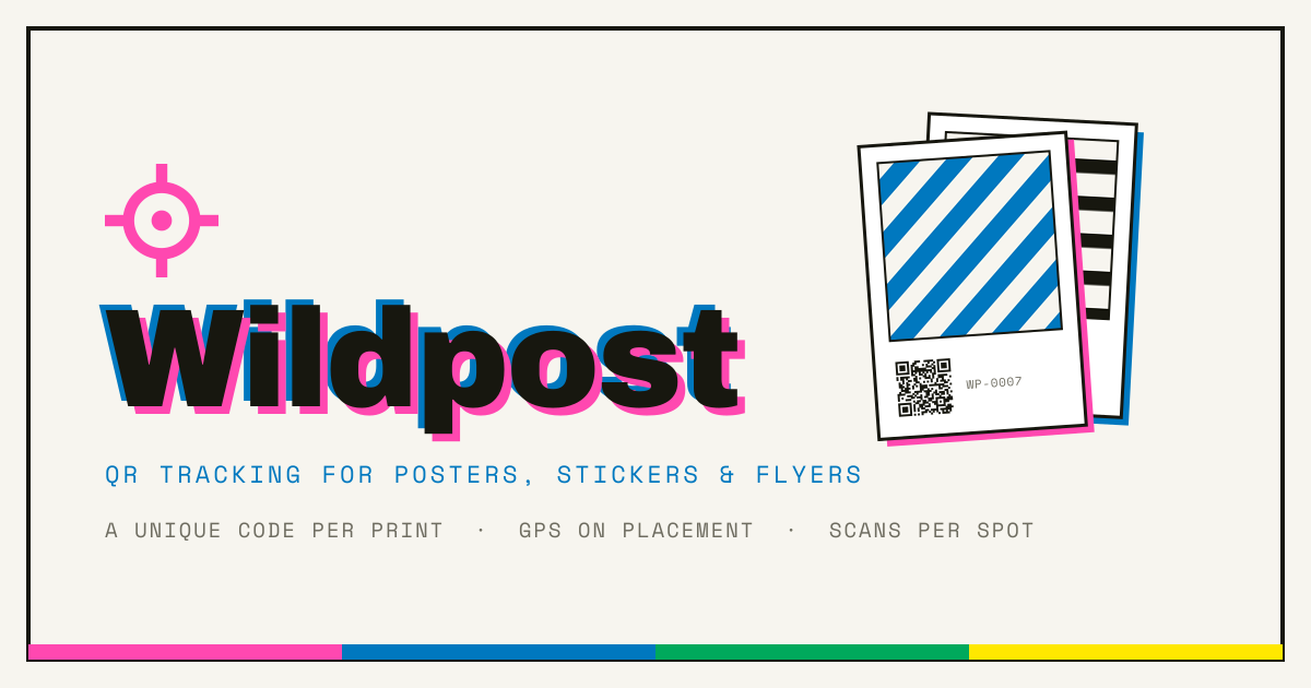 Как Wildpost отслеживает сканы QR-наклеек по местоположению