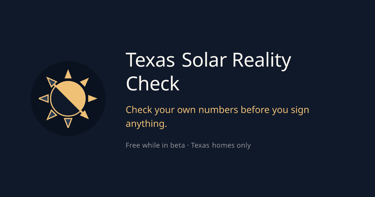 Как разработчик преодолел трудности и создал Texas Solar Reality Check