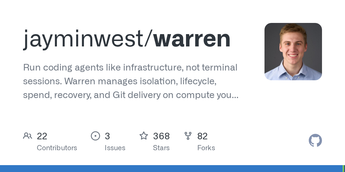 Warren: управление кодовыми агентами как инфраструктурой
