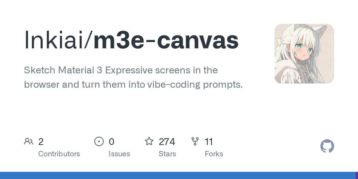 M3E Canvas: создавайте интерфейсы в браузере с помощью AI