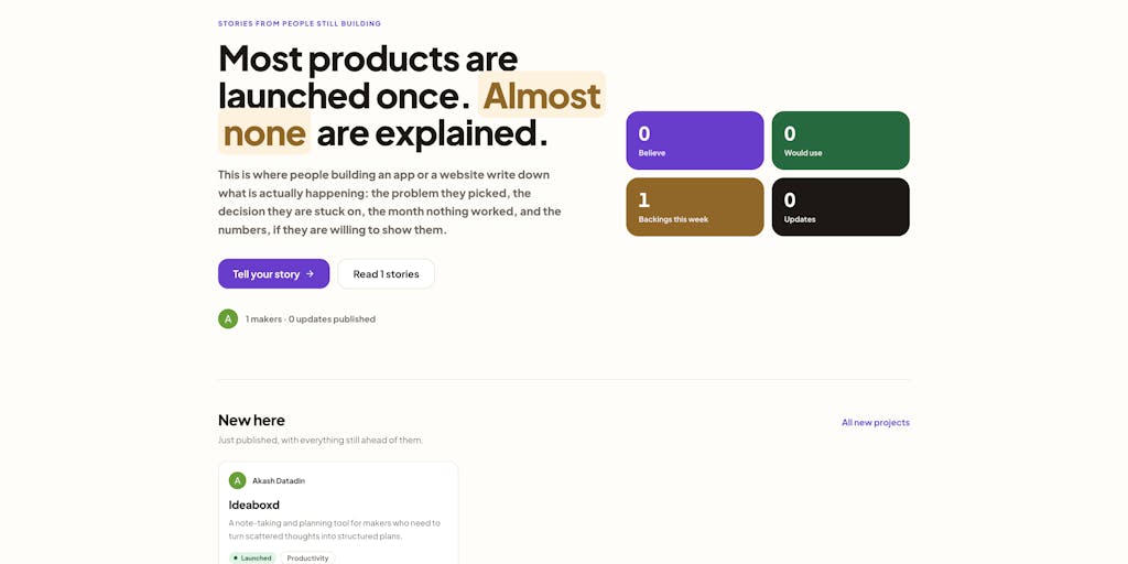 FounderStory: Платформа для рассказов основателей