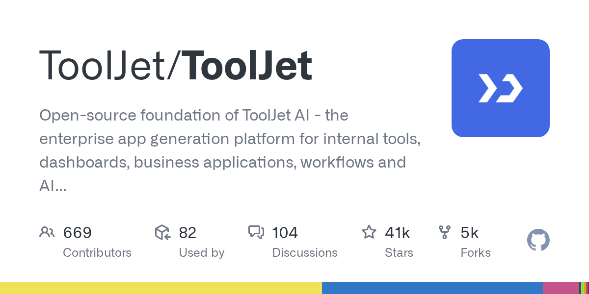 ToolJet: Опенсорс платформа для создания внутренних приложений