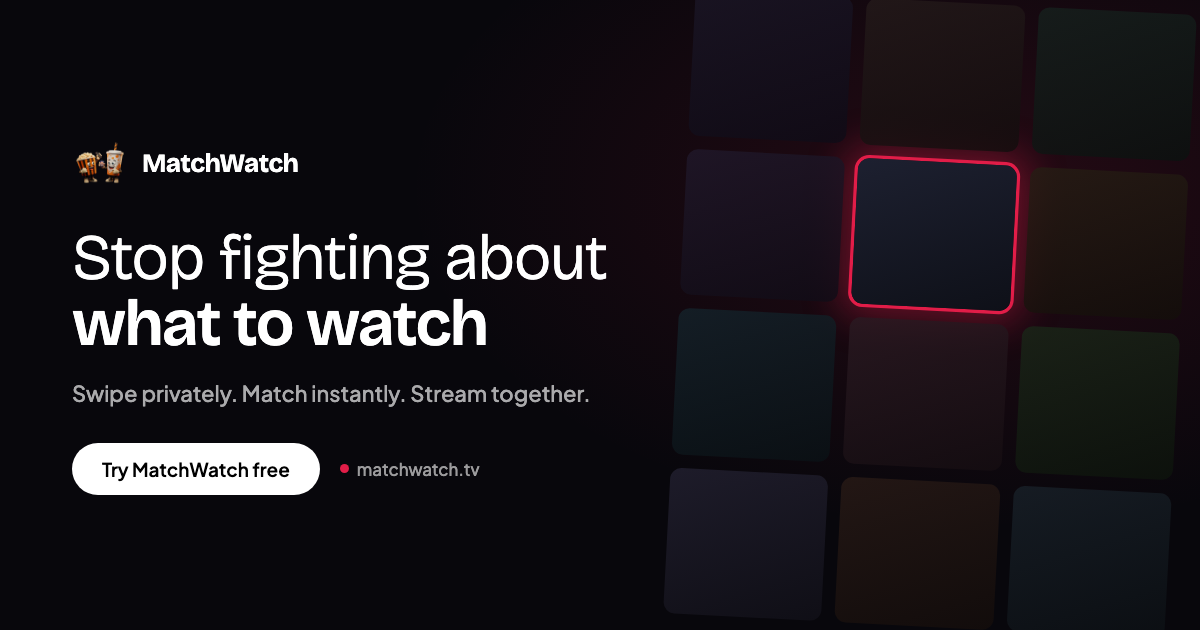 MatchWatch: приложение для совместного выбора фильмов и сериалов