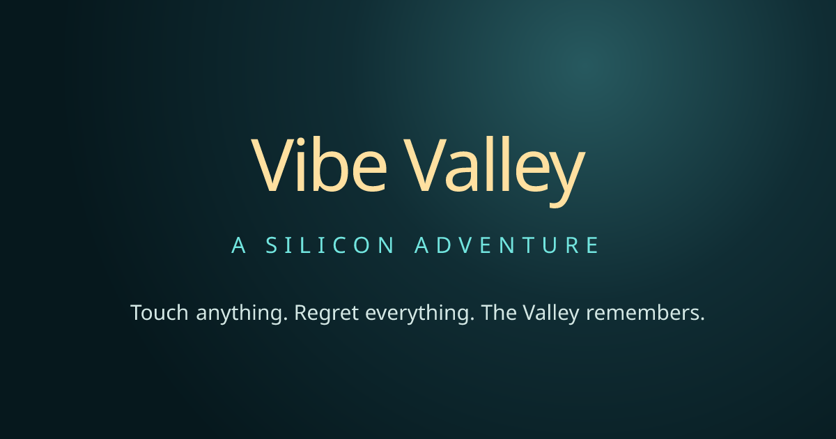 Vibe Valley: комедийный эксперимент о Silicon Valley
