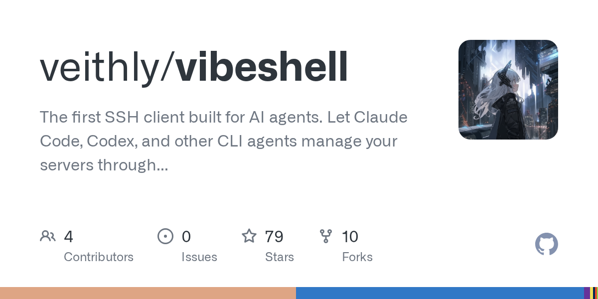 VibeShell: SSH клиент для AI-агентов