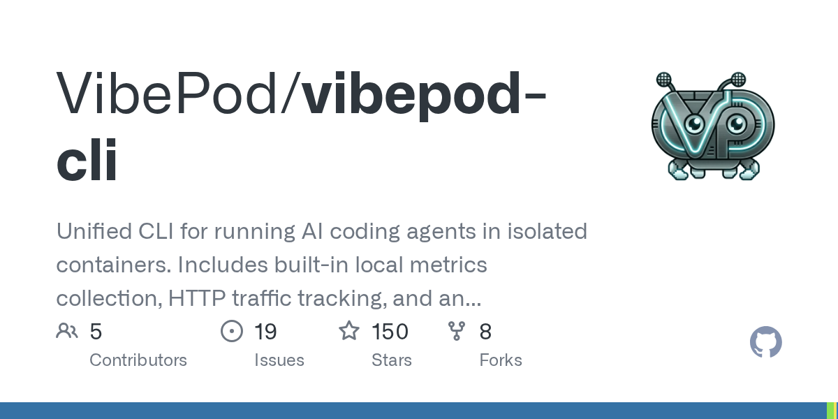 VibePod CLI для запуска AI-агентов в контейнерах