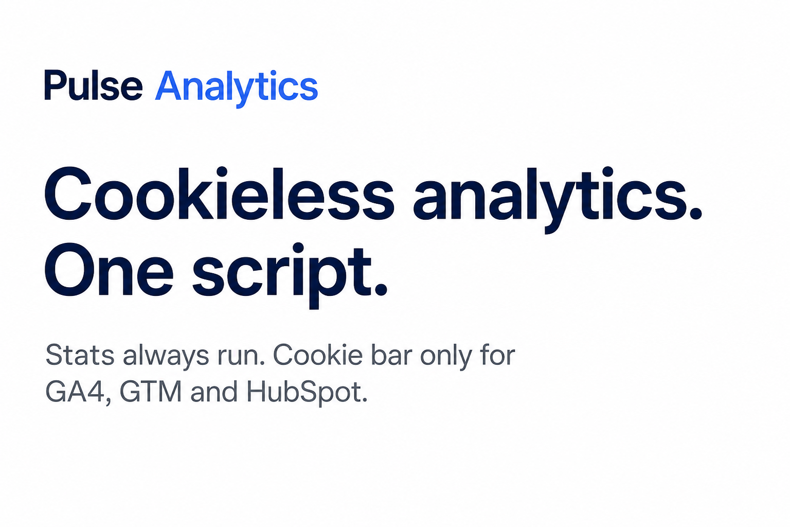 Cookieless аналитика, которая продолжает работать после Reject