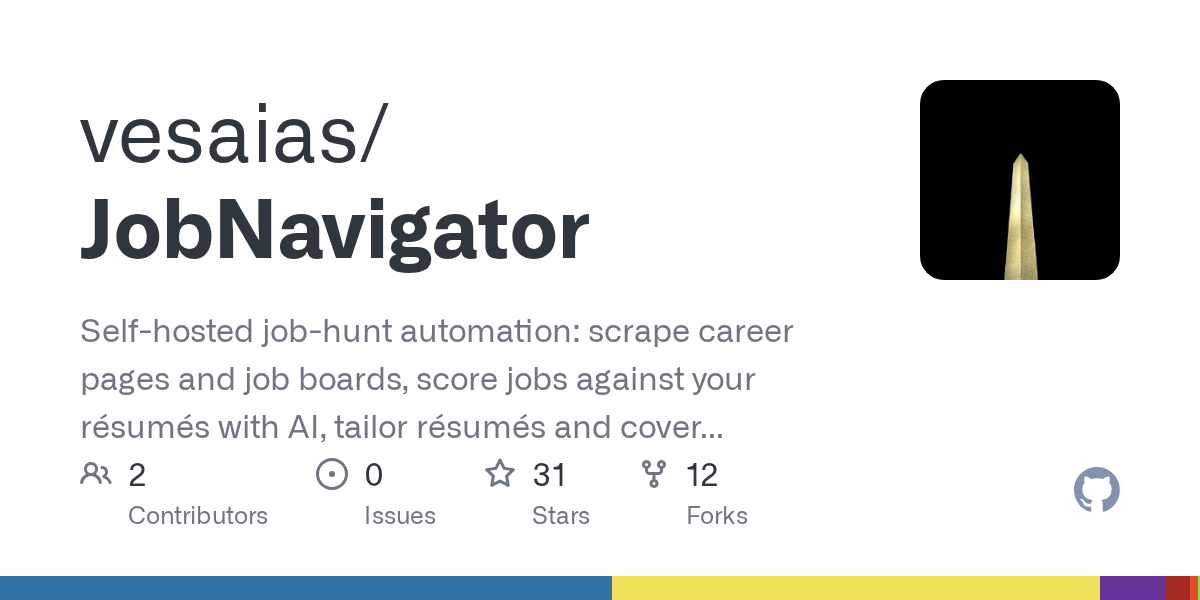 JobNavigator: самостоятелйный инструмент для поиска работы