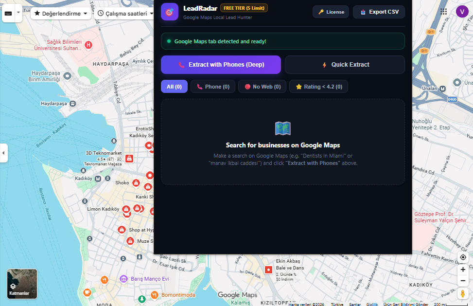 Как LeadRadar автоматизирует поиск клиентов на Google Maps — проект из VibeCoding ленты