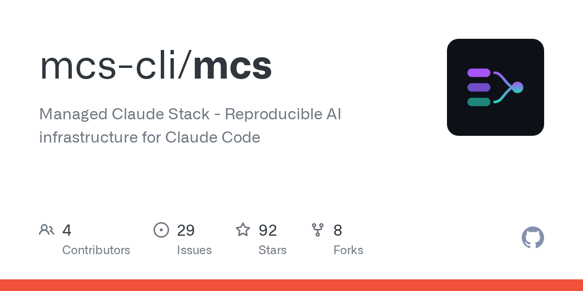 mcs: управляемая инфраструктура для AI-разработки на Claude Code