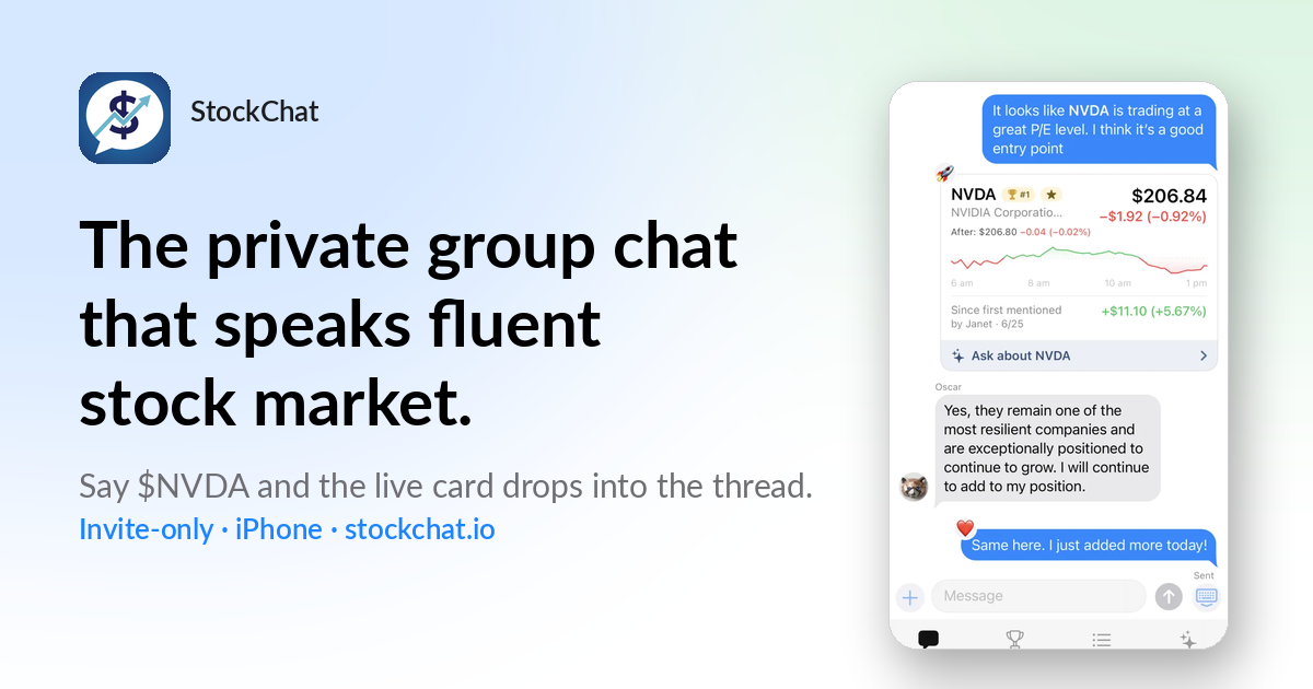 StockChat: Инструменты для анализа акций прямо в чате