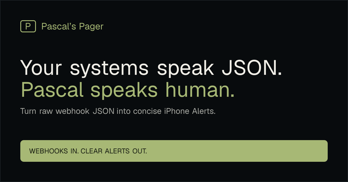 Приложение для iPhone, превращающее JSON в читаемые уведомления