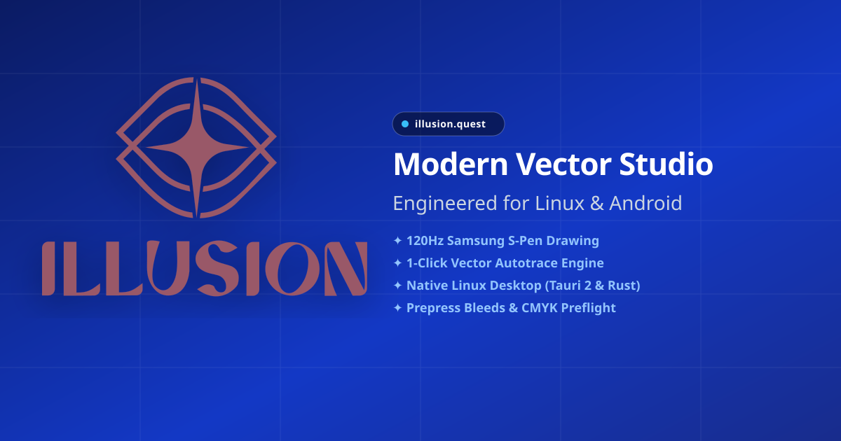 Illusion: бесплатная векторная студия для браузера без подписки — проект из VibeCoding ленты