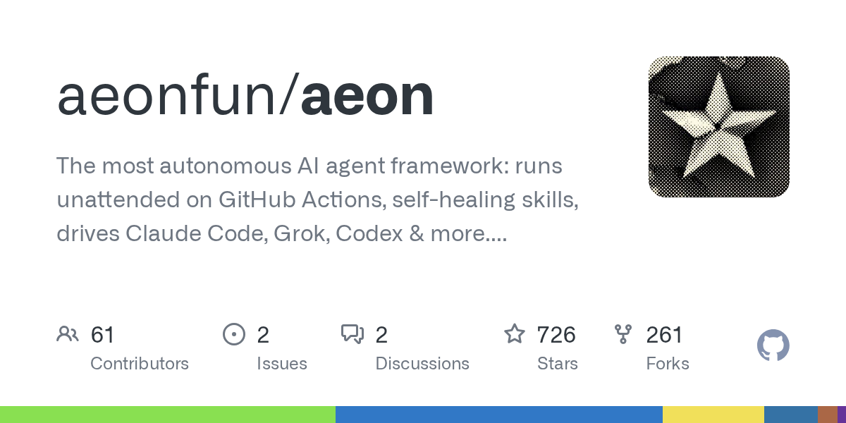 Aeon: автономный фреймворк для AI-агентов — проект из VibeCoding ленты