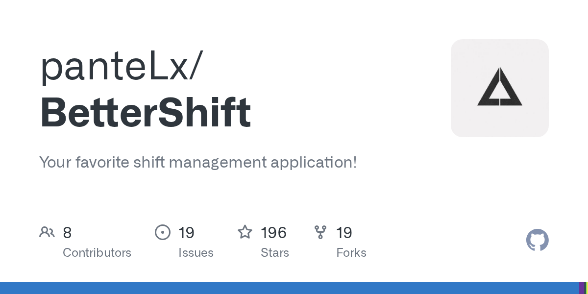 BetterShift: новый самохостинг планировщик смен с улучшенным интерфейсом