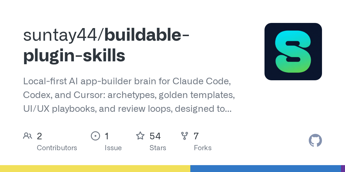 Buildable: локальный AI конструктор приложений для Claude, Codex и Cursor