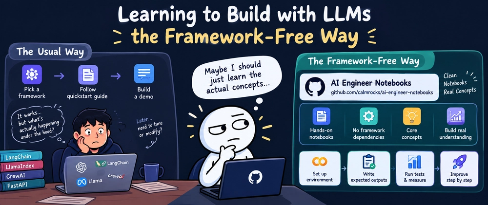Изучение разработки с LLM без фреймворков