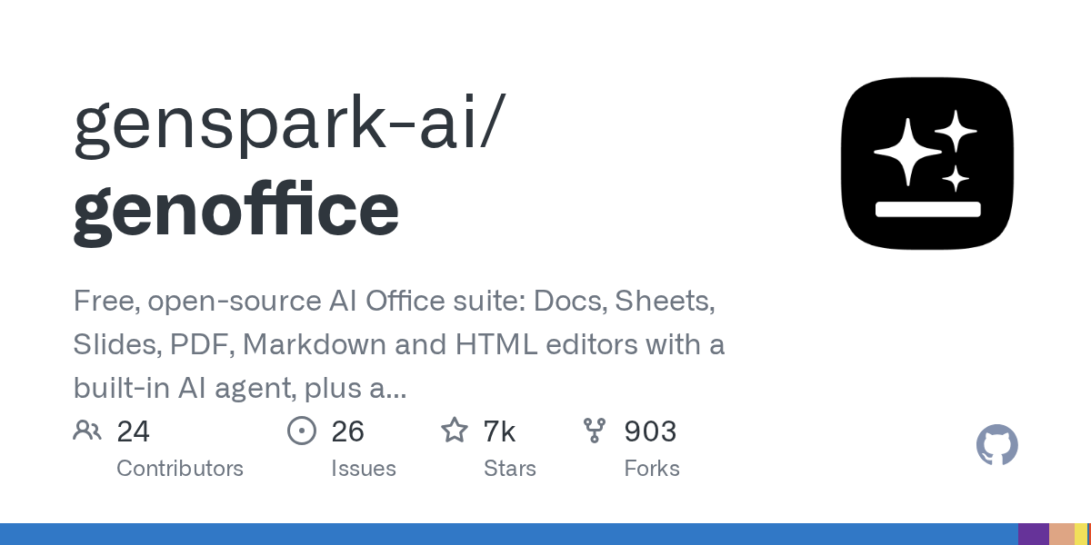 GenOffice: бесплатный опенсорсный офисный пакет с AI