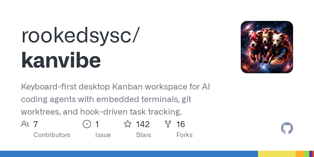 KanVibe: клавиатурный Kanban для AI-разработчиков