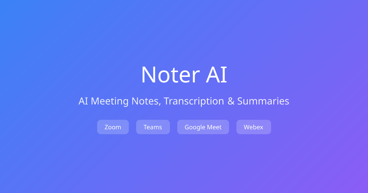 Noter AI: приложение для заметок с ИИ для мобильных устройств