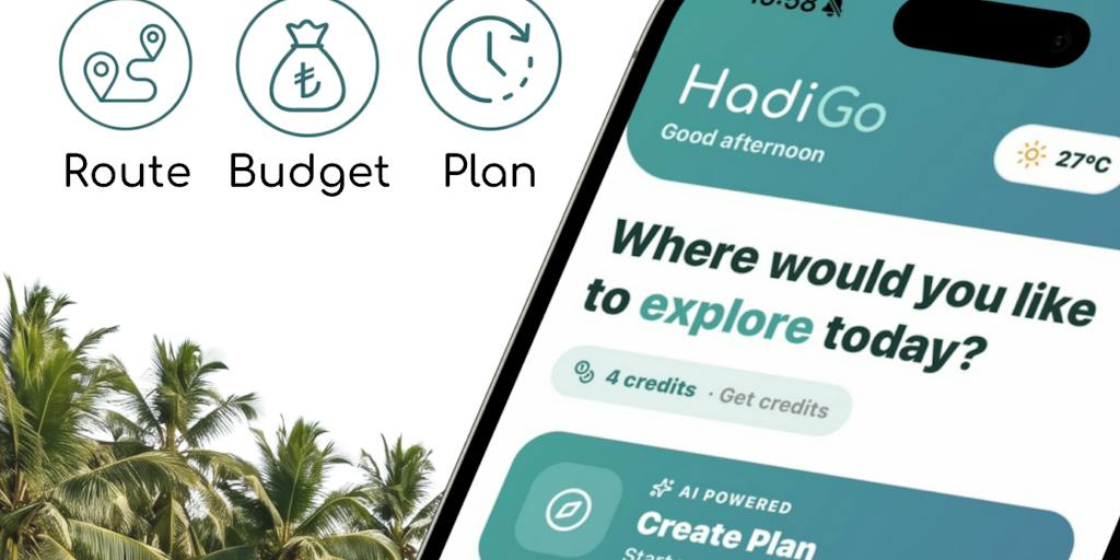 HadiGo: AI-планировщик путешествий за секунды