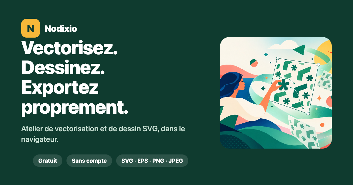 Новый онлайн SVG редактор с автоматической векторизацией