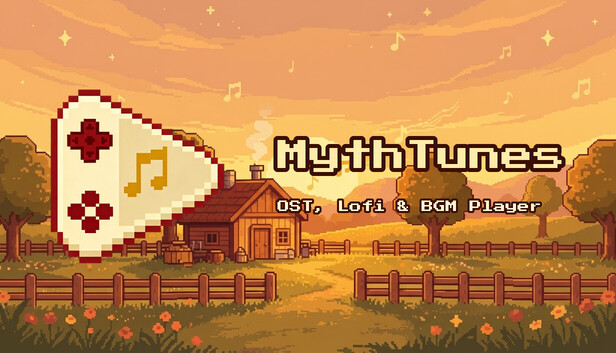 MythTunes: музыкальный плеер с уникальной темой из скриншота