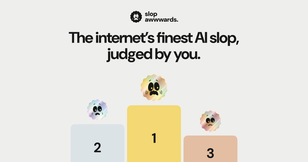Slop Awwwards: конкурс на худшие AI сайты