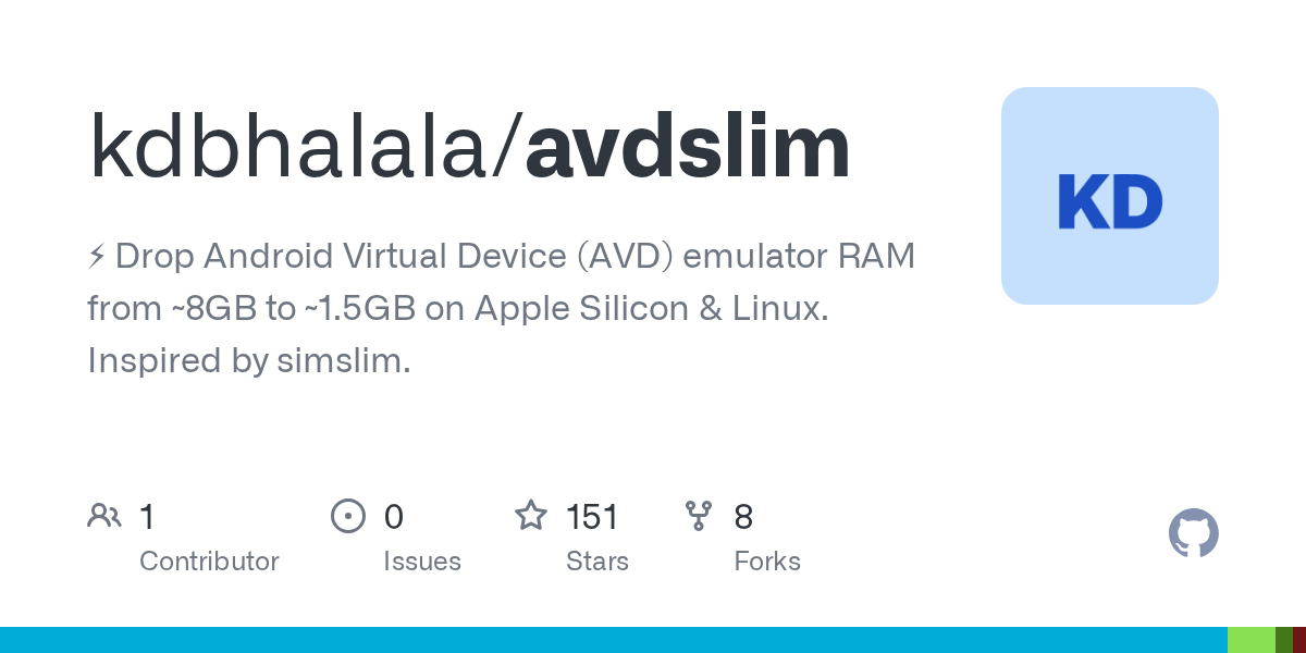 avdslim: инструмент для оптимизации Android эмулятора на macOS
