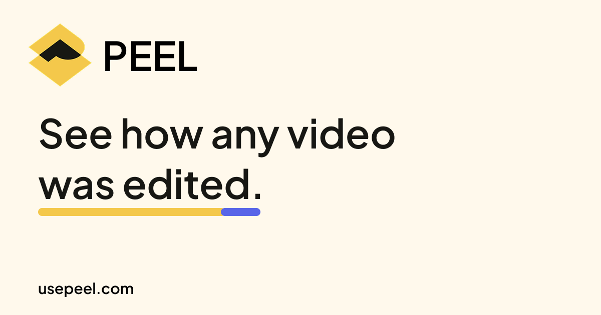 Peel: новый инструмент для обратной разработки редактирования видео на YouTube