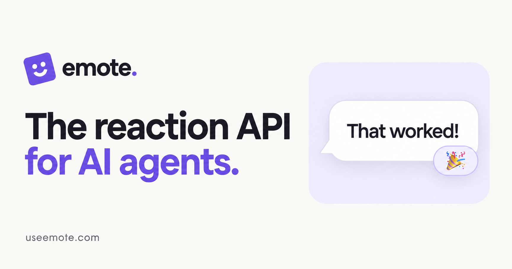 Emote: API для реакции AI-агентов на сообщения