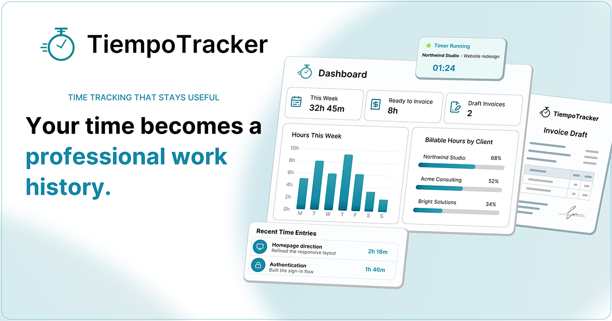TiempoTracker: новый подход к учёту рабочего времени и профессиональной истории