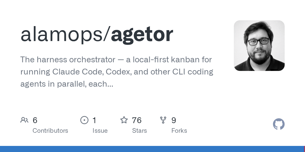 Agetor: локальная канбан-доска для AI-кодирования