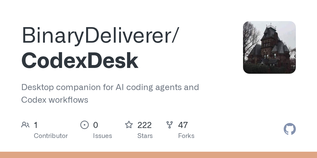 CodexDesk: десктоп-компаньон для AI-разработки