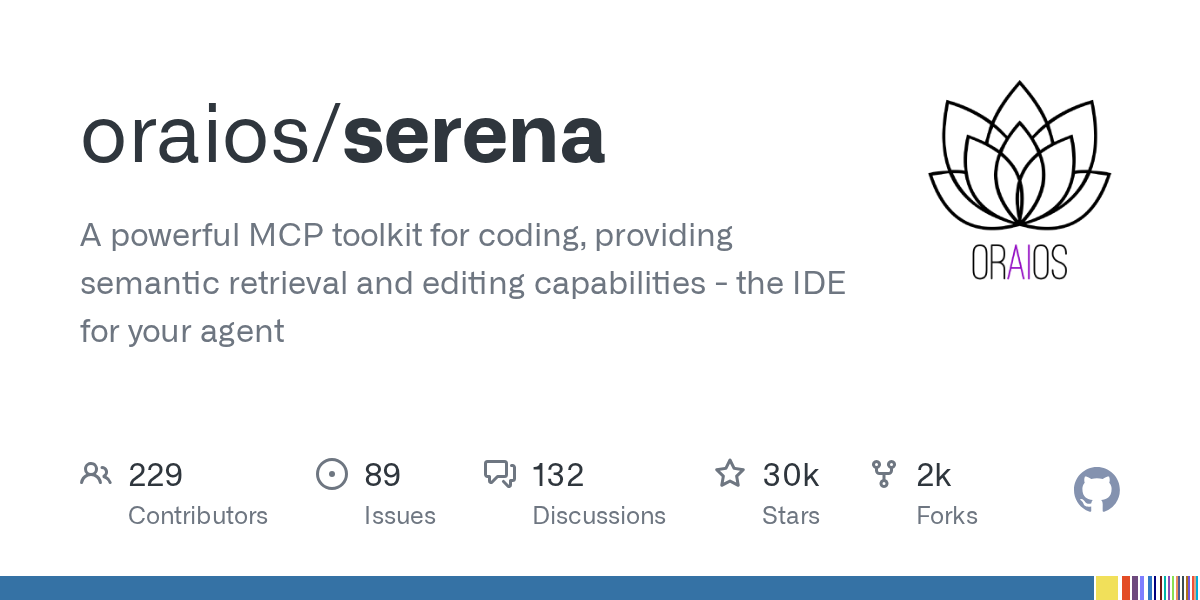 Serena: мощный MCP инструмент для кодирования