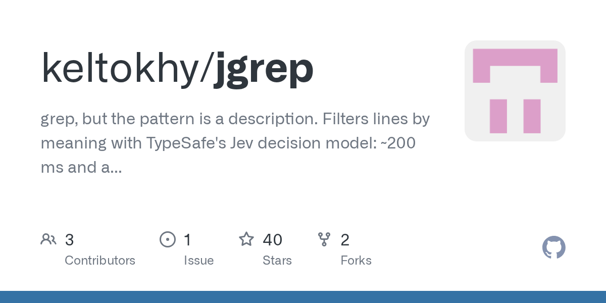 jgrep: фильтрация строк по смыслу вместо паттерна