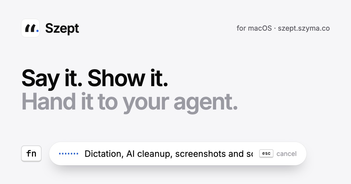Szept: приложение для взаимодействия с AI-агентами на Mac