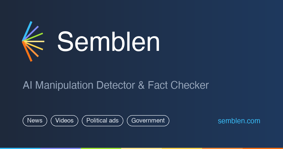 Semblen: инструмент для выявления манипулятивных техник в новостях