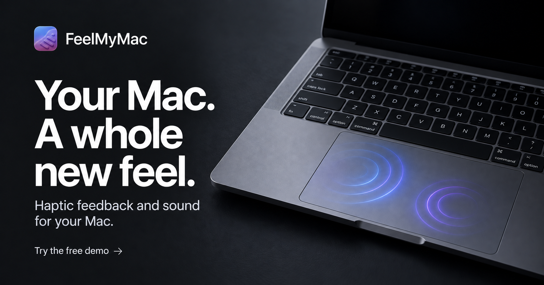 FeelMyMac добавляет тактильные текстуры на Mac через трекпад