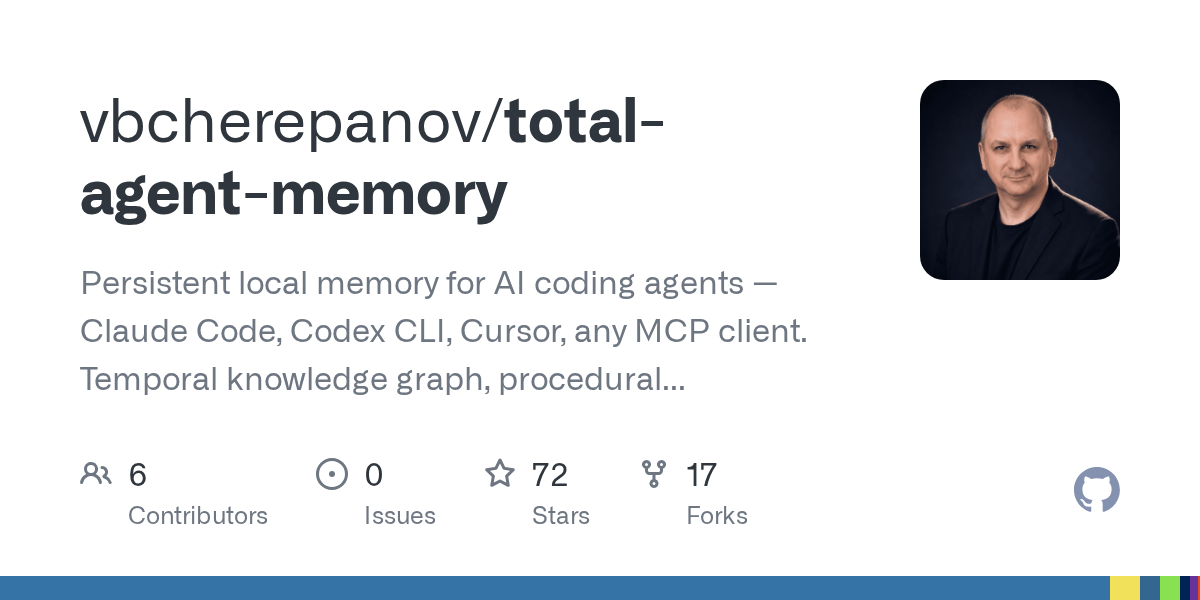 Persistent локальная память для AI-кодирующих агентов