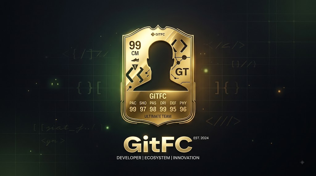 GitFC — GitHub-профиль в стиле футбольной карточки