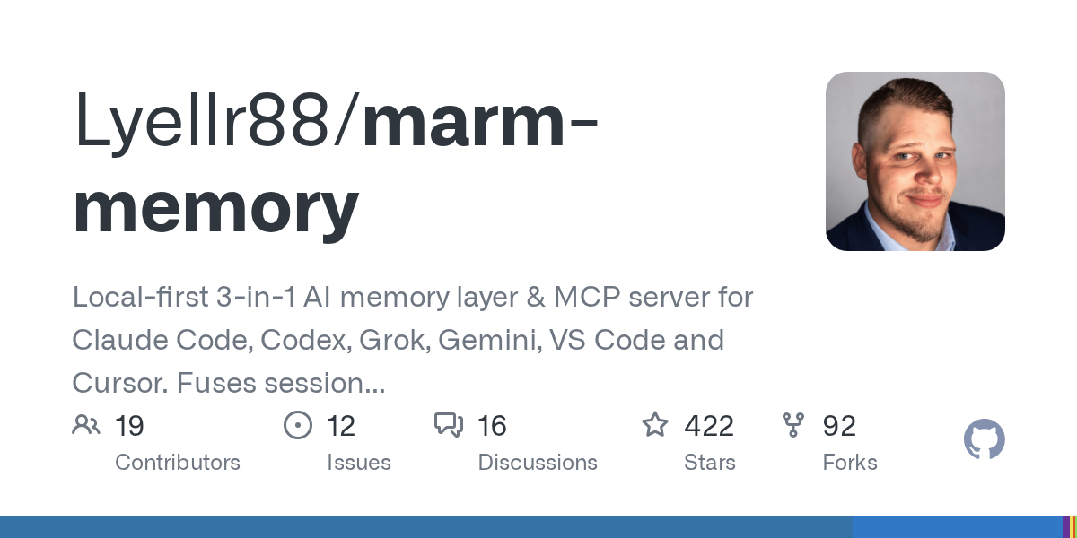 Marm-memory: локальный AI-слой памяти для ваших агентов