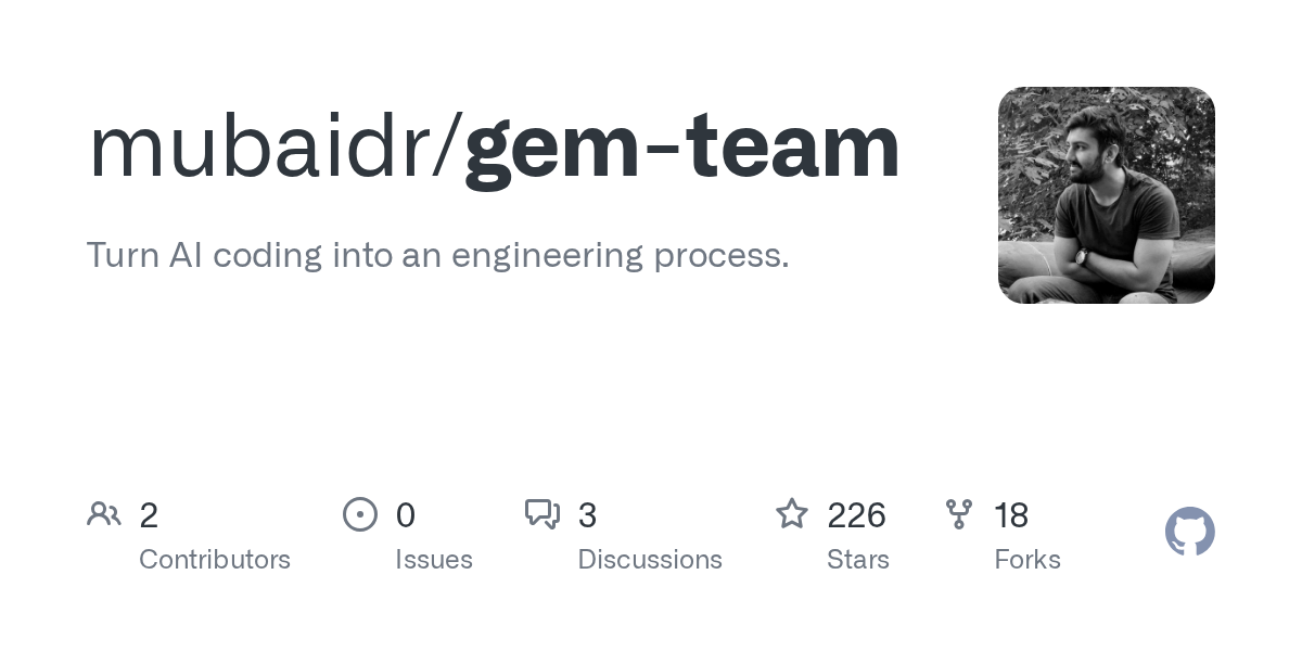 Gem Team: структурированный подход к AI-кодированию